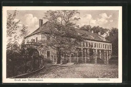 AK Hornhausen, Blick zum Herrenhaus