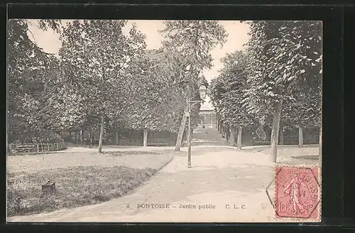 AK Pontoise, Jardin public, Park