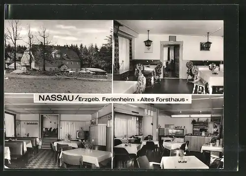 AK Nassau, Ferienheim 'Altes Forsthaus', versch. Ansicht