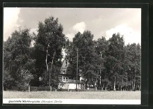 AK Ottendorf-Okrilla, Gaststätte "Wachberghöhe", Teilansicht