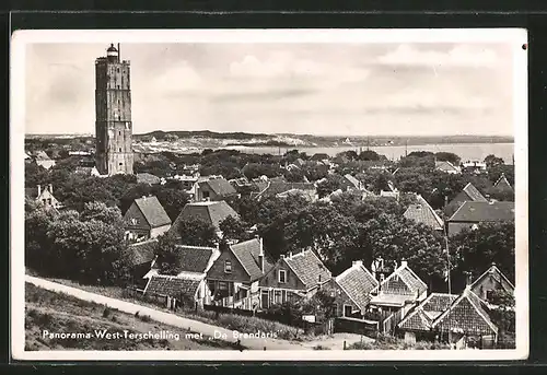 AK West-Terschelling, Panorama met "De Brandaris"