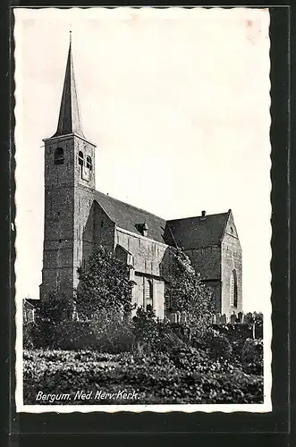 AK Bergum, Ned. Herv. Kerk, Kirchblick