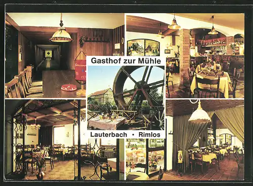 AK Lauterbach, Gasthof "Zur Mühle", versch. Ansichten
