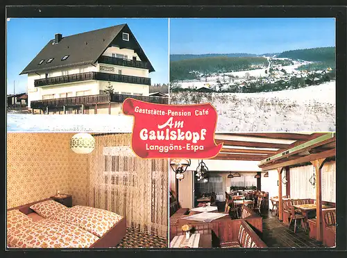 AK Langgöns, Gaststätte-Pension-Cafe Am Gaulskopf