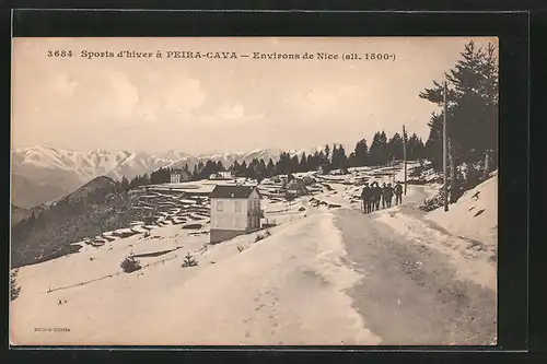 AK Peira-Cava, vue générale en hiver