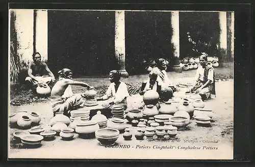 AK Colombo, Potier Cingalais, Singhalesische Töpfer