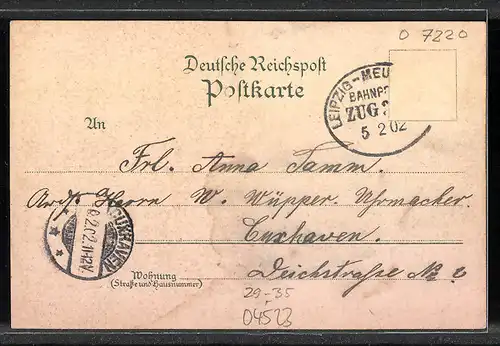 Passepartout-Lithographie Pegau, Ansichten von Königsplatz, Kgl. Amtsgericht und Schwanenteich auf Kleeblatt