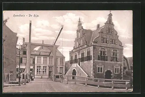 AK De Rijp, Raadhuis, Blick zum Rathaus