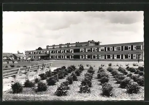 AK Steenwijk, Zonnekamp, Partie mit Parkanlage