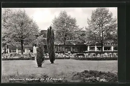 AK Hellendoorn, Restaurant "De Elf Provincien" mit Gartenterrasse