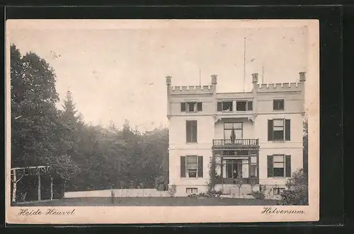 AK Hilversum, Heide Heuvet, Haus mit Garten