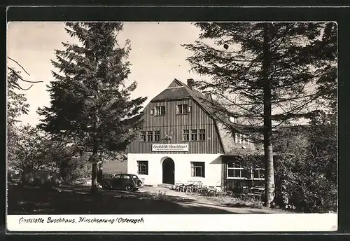 AK Hirschsprung, Blick auf die Gaststätte Buschhaus