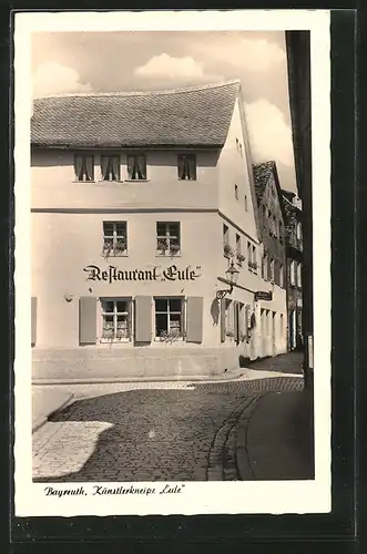 AK Bayreuth, Restaurant und Künstlerkneipe "Eule"