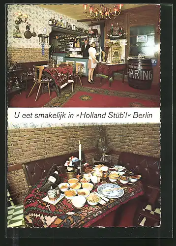 AK Berlin-Schöneberg, Restaurant "Holland Stüb'l", Martin Luther Strasse 11