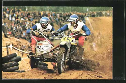 AK Motocross, Seitenwagenrennen, Ton van Heugten/Dick Steenbergen