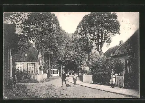 AK Neuenburg, Blick in die Lindenstrasse