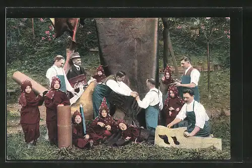 AK Döbeln, 600-jähriges Innungs-Jubiläum der Schuhmacher-Innung 1925, Werdegang des Jubiläums-Stiefels