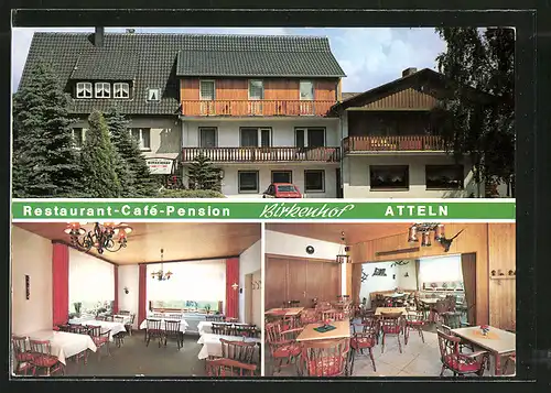 AK Lichtenau-Atteln, Restaurant-Cafe-Pension "Birkenhof"