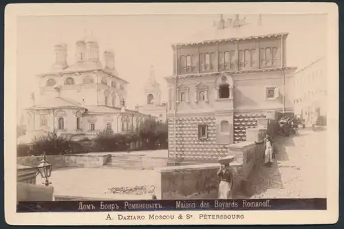 Fotografie A. Daziaro, Moskau & St. Petersburg, Ansicht Moskau, Haus der Bojaren Romanow