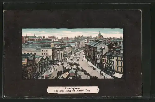 AK Birmingham, The Bull Ring on Market Day