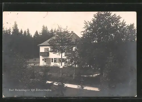 AK Reiboldsgrün, Blick auf die Zöbischhöhe