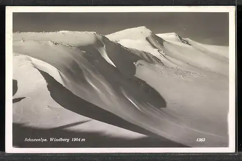 AK mit Hüttenstempeln vom Schneealpenhaus