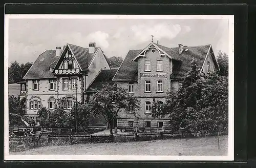 AK Hardegsen, Bahnhofshotel und Pension von A. Niemann