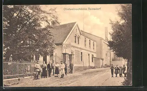 AK Reinsdorf, Gasthof Obstweinschänke von P. Keim