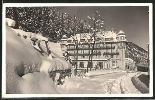 AK Trafoi, Hotel Posta im Winter