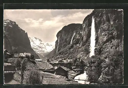 AK Lauterbrunnen, Staubbachfall