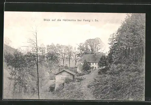 AK Chursdorf, Blick auf die Höllmühle