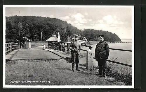 AK Flensburg, Übergang an der Deutsch-Dänischen Grenze