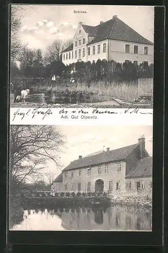 AK Kappeln, Schloss, Adliges Gut Olpenitz