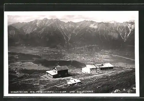 AK Schutzhaus und Bergstation der Patscherkofelseilbahn