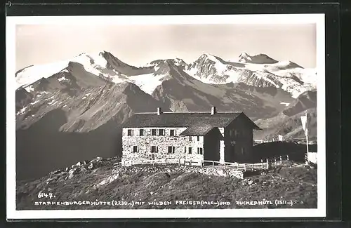 AK Starkenburger Hütte mit Wilden Freiger