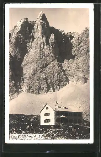 AK Lamsenhütten im Hochgebirge