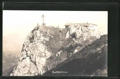 AK Hornfellhaus auf dem Berggipfel