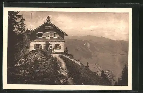 AK Starnberger Hütte auf dem Laberjoch