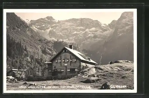 AK Hans Wödlhütte, Berghütte an der Hochwildstelle