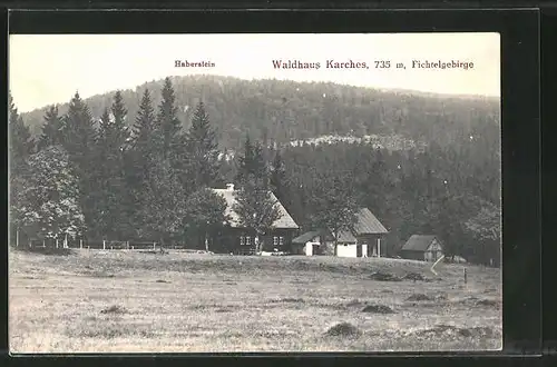 AK Bischofsgrün, Gasthaus Waldhaus Karches