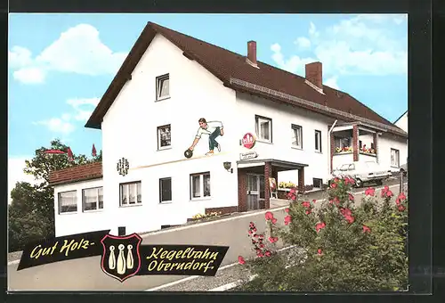 AK Oberndorf, Gasthaus "Keglerheim Gut Holz"