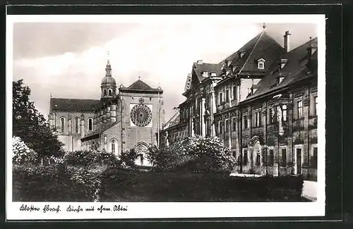 AK Ebrach, Kloster, Kirche mit Abtei