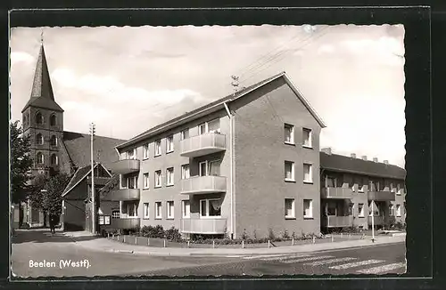 AK Beelen, Strassenpartie im Ort