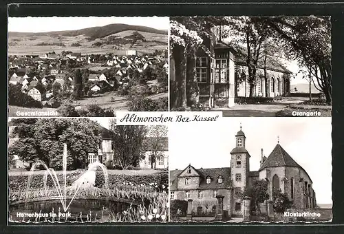 AK Altmorschen, Klosterkirche, Orangerie, Herrenhaus