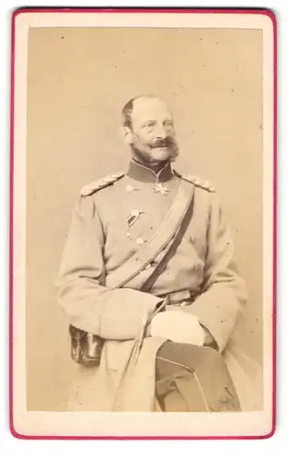 Fotografie Photographgische Gesellschaft, Berlin, Portrait Generaloberst Prinz Albrecht von Preussen