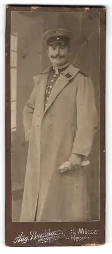 Fotografie Aug. Burkhard, H.Münden, Portrait Unteroffizier in Uniform