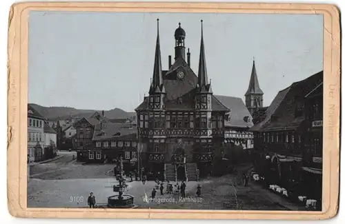 Fotografie Stengel & Co, Dresden, Berlin, Ansicht Wernigerode, Rathaus