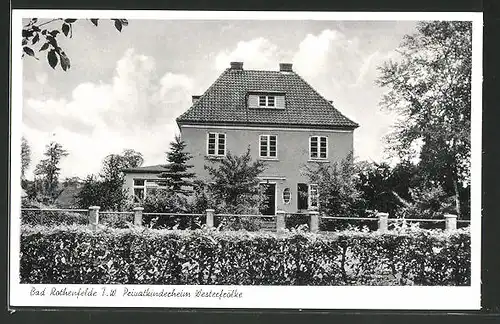 AK Bad Rothenfelde, Privatkinderheim Westerfrölke