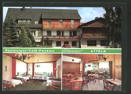 AK Lichtenau-Atteln, Restaurant-Café "Birkenhof"