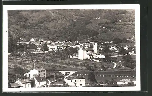 AK Lamone, Ortspanorama mit Kirche